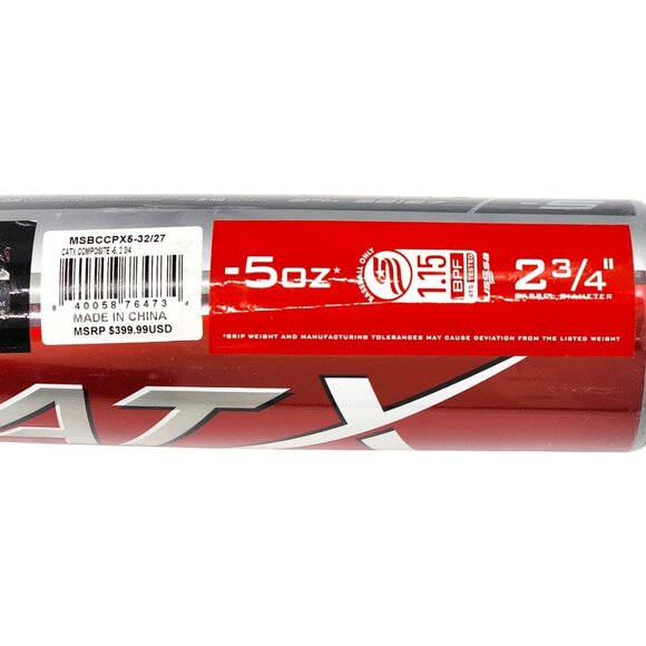 ​Marucci CATX Composite USSSA MSBCCPX5 Baseball Bat 32" 27oz -5 New $400 - Picture 4 of 6